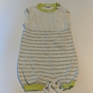 Egg knit summer cotton romper